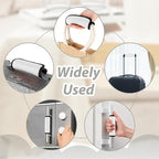 2 Pack Luggage Handle Wraps for Suitcase Bright Color Luggage Handle Covers Suitcase Tags identifiers Travel Accessories for Airplane/Flying (White)