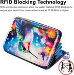 Credit Card Holder Small RFID Blocking Wallet Business Metal Slim Mini Aluminum Hard Case for Women Men