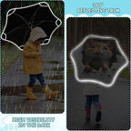 ALAZA Kids Umbrella for Girls Boys UPF 50+ Anti-UV Umbrella for Rain and Sun Age 3-8