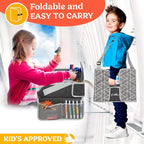 PILLANI Kids Travel Tray for Car - Car Seat Tray for Toddler - Road Trip Essentials Kids w/ iPad Holder Stand, Carseat Table Tray for Kids Road Trip Activities, Toddler Lap Desk Organizer for Airplane