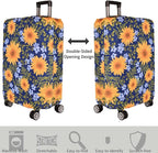Luggage Cover,Suitcase Covers 19-30 Inch Expandable Anti-Scratch Luggage Protector Flower for Carry on Luggage M 22-24IN