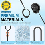 PUCGUE Anti-Lost Strap Compatible with Bose New QuietComfort Earbuds 2024, Silicone Sports Lanyard for Bose New QC Earbuds