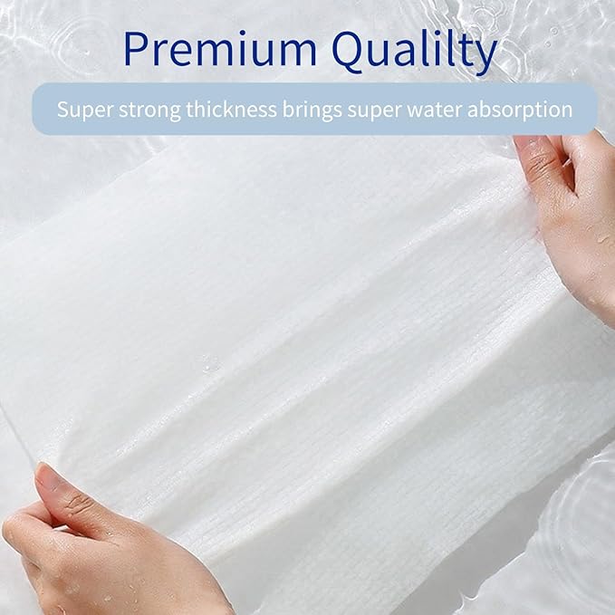 Disposable Compressed Towels, Portable Compressed Towel Tablets, 28Pcs Travel Wash Cloth, Thicker Super Absorbent Wash Cloths for Travel, Face Towel Ideal for Outdoor Camping Hiking (28Pcs)
