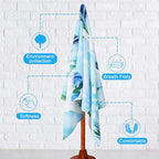 Oversized Terry Beach Towel 36 x 72 in Soft Extra Large XL Big Pool Swimming Towels for Adults Clearance Blanket Travel Essentials Cruise Accessories Must Haves Vacation Stuff Lounge Chair Cover Palm
