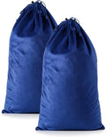 2 Pcs Shoe Bags for Travel, 21.2"x13.3" Large Boot Bags for Cowboy Boots, Washable Velvet Dust Bag with Drawstring for Dress Shoes, Handbags and Clothing, Suitable for Travel and Home Storage