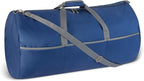 Amazon Essentials Extra Large Foldable Nylon Duffel Bag for Travel/Storage with Zippered Pockets, 32.4", 150L, 50-LBS Capacity, Navy Blue (Previously Amazon Basics)