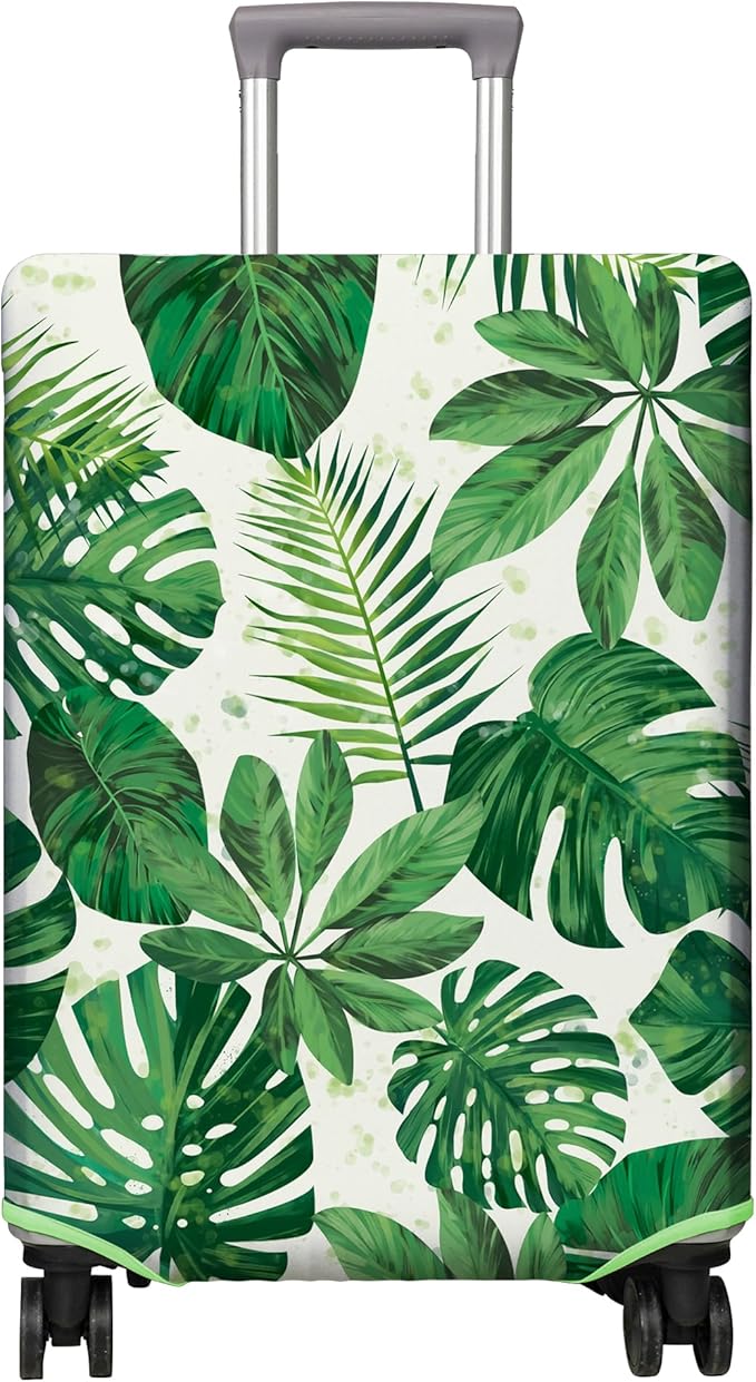 Travel Luggage Cover Suitcase Protector Fits 18-32 Inch Wheel Covers PatternedTravel Related Items Flower Luggage Protector Elastic XL