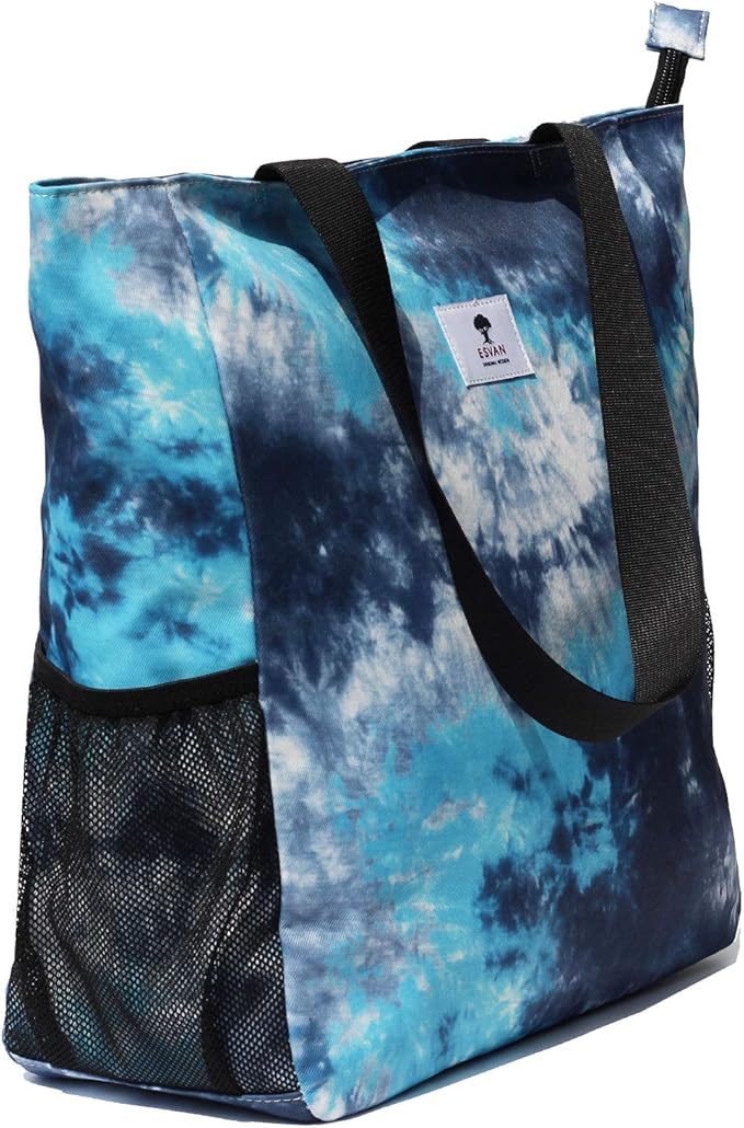 Original Floral Water Resistant Large Tote Bag Shoulder Bag for Gym Beach Travel Daily Bags Upgraded