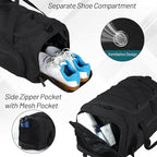 MIER Large Gym Bag for Men Sports Duffle Bag with Shoe Compartment 60L Lightweight Duffel Bags for Workout Fitness Travel