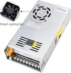 DROK 48V Power Supply, AC 110V/220V to DC 0-48V 10A 480W Buck Converter Dual Display, Variable Adjustable Transformer Regulated 5V 12V 24V 30V 36V 48V Volt Switching Voltage Adaptor 10A Amp Charger