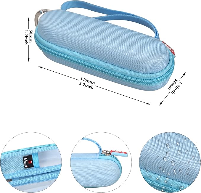 Mchoi Hard Case Suitable for Anker Portable Charger 511 Power Bank 5,000mAh, Waterproof Shockproof Battery Pack Holder, Case Only, Blue