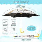 ALAZA Kids Umbrella for Girls Boys UPF 50+ Anti-UV Umbrella for Rain and Sun Age 3-8