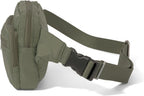 Baggallini Securtex Anti-theft Belt Bag 8.8"x5.5" Crossbody Fanny Pack for Women RFID Wallet Locking Zipper Travel Purse