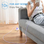 iPhone 17 16 15 Charger Fast Charging 3+3Pack 20W USB C Wall Charger with 10FT Fast Charging Cable Compatible with iPhone 17/17 Air/17 Pro/17 Pro Max/iPhone 16/15 Series, iPad Pro/AirPods -Purple