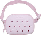 Crocs Classic Belt Waist Bag, Customizable Fanny Pack, Personalize with Jibbitz Charms, Pink Milk, One Size