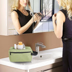 Icramsy Travel Toiletry bag Toiletry bag for women men Hanging Cosmetic bag Travel accessories for Women Men (Grass green)