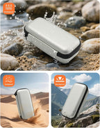 Hard Case for Anker Laptop Power Bank, for 737/25,000mAh/24000mAh Portable Charger, EVA Travel Storage Protective Bag Water-Resistant PU and Safe Polka Dot Protection