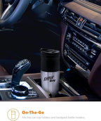 Equinox Coffee Boy All-in-One Portable Pour Over Coffee Maker, 14oz Silver Travel Mug, Compact, Manual, 12 Watts, 12 Volts, 1 Count