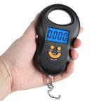 SmileScale Oversized Digital Luggage Scale – Large Backlit Display, 110lb/50kg Capacity – Heavy-Duty Travel Baggage Weight Checker with Big Grip for Suitcases, Parcels, and More