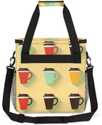 Coffee Maker Carring Bag Travel Storage Tote Bag Compatible with Keurig K-Mini or K-Mini Plus Portable Single Serve Coffee Brewer Case with Pockets for K-cup Pods(Bag Only)