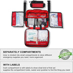 Poygik Premium 420 Piece Large First Aid Kit for Home, Car, Travel, Camping, Truck, Hiking, Sports, Office, Vehicle & Outdoor Emergencies - Emergency Medical Kits, Businesses & Home Medical Supplies