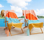 Loon & Lake Luxury Beach Towels Set of 2 - Beach Sunset | 2 Pack 30" x 60" | Crafted from 100% Combed Cotton | Ultra Plush & Super Soft | Rays Collection