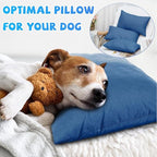 Kigley 12 Pack Mini Pillows for Daycare 9.1 x 13.8'' Small Travel Pillow Bulk Soft Breathable Cotton Pillow for Nap Travel Pet Neck Lumbar Purse Insert (Deep Blue)