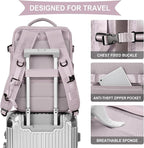 WONHOX Large Travel Backpack Carry on Flight Approved Laptop Work Business Backpack for Women Men Mochila de Viaje