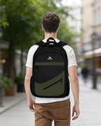 MATEIN 17 Inch Laptop Backpack for Work, Airline Approved Carry On Travel Backpack with Anti Theft Pocket and Luggage Strap, Water Resistant College Computer Daypack Gifts for Men Women, Black Green