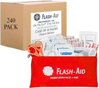 Bulk 240-Pack Mini First Aid Kits – Compact Travel IFAKs in Reusable Pouches – First Aid Supplies for Emergency Preparedness, Events, Corporate Safety, Classrooms, Schools, and Outreach Programs