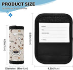 Coffee Cups Spoon Luggage Handle Wrap for Suitcase Luggage Tags Handle Covers Identifiers Soft Decorations Travel Accessories 2 Pack