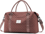 HYC00 Travel Duffel Bag,Carry-on Overnight Weekender Bags for Women,Sports Tote Gym Bag with Wet Pocket