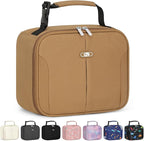 Capolo Insulated Lunch Bag for Kids and Adults, Lunch Box for Men Women, Insulated Reusable Lunch Bag for Work and School, Portable Lunch Box Cooler Bag, Cute Easy to Clean Lunch Tote Meal Bag, khaki
