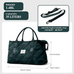 HYC00 Travel Duffel Bag,Carry-on Overnight Weekender Bags for Women,Sports Tote Gym Bag with Wet Pocket