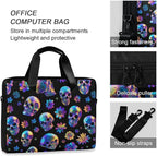 MNSRUU Laptop Bag for 15.6 inch Black Gothic Bats