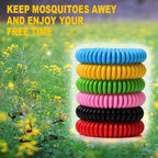 BuggyBands Mosquito Bracelets, 15 Pack Individually Wrapped, DEET Free, Natural and Waterproof Band for Adults & Kids