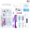 Pack of 30 Basic Toiletry Kits, Individually Packed, Personal Hygiene Kit Bulk Homeless Care Package Supplies, Travel Size Convenience Kits Suitable For Hotel, Home, Camping, Travel