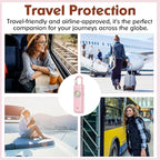 Rechargeable Personal Alarms for Women - Christmas Birthday Gifts for Women, Stocking Stuffers for Teen Girl, Daughter, Safety Keychain Flashlight, Siren Alarm, Travel College Essentials (Rose Gold)