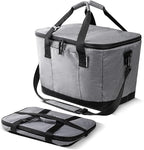 CleverMade Tahoe Collapsible Cooler Bag – Large Portable Cooler Bag for Travel, Foldable Insulated Cooler for Beach, Picnic & Tailgating, Holds Up to 50 Cans, Leakproof Soft Carry Cooler