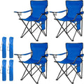 Damei century 4Pack Folding Camping Chairs-Lightweight, Installation-Free, Portable Chair for Beach, Lawn, Outdoor Sports