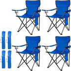 Damei century 4Pack Folding Camping Chairs-Lightweight, Installation-Free, Portable Chair for Beach, Lawn, Outdoor Sports