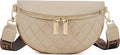 Eslcorri Small Crossbody Sling Bag for Women Trendy - Fanny Packs Leather Chest Belt Bum Bag Anti Theft Purse for Travel