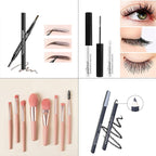 Pure Vie All-in-One Holiday Gift Makeup Set Cosmetic Essential Starter Bundle Include Eyeshadow Palette Lipstick Concealer Blush Mascara Foundation Face Powder - Makeup Kit for Women Full Kit
