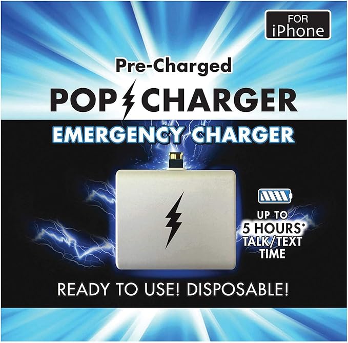 Zorbitz Pop Charger One Time Use Phone Charger 1 pk