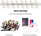 PlasMaller Shoe Storage Bags 100% Cotton with Drawstring for Men and Women for Travel Protecting and Storing Shoes