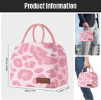 douyadady Lunch Bag Women/Men Lunch Box Women/Men (pink leopard)
