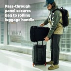 Topo Designs Global Travel Bag – 30L or 40L - Carry-On Compliant Most Airlines, Durable Travel Duffel Bag, Clam Shell Main Pocket, Laptop Sleeve, Backpack, Luggage (30L / Original Olive)