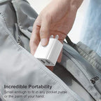 3 USB A Ports Charger Block，YTFCYIKBG Cell Phone wall Chargers，USB Cube wall Plug，for iPhone 14/13/12/11/X/XR/X/8/7/6, Galaxy, Android Phones and More（Ivory ）