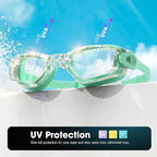 Braylin Swim Goggles, 2-Pack Swimming Goggles, Anti Fog, No Leaking For Adult Women Men Youth