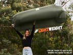 WEKAPO Inflatable Couch Air Lounger Chair - Camping & Beach Accessories, Portable Blow up Sofa for Hiking, Lawn, Indoor/Outdoor Movies & Music Festivals. Lightweight and Easy to Set Up Air Hammock